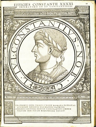 Constantius II, illustration from 